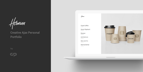 Hermann - Creative Ajax Portfolio HTML Template