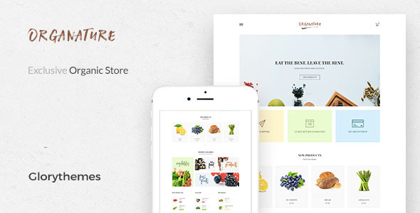 Organature | A Vibrant HTML Template for Organic Food, Store & Eco Products