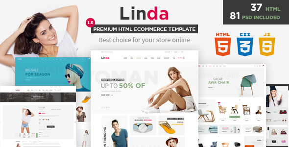 Linda - Mutilpurpose eCommerce HTML Template