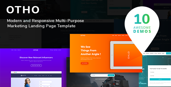 Otho - Landing Page Set