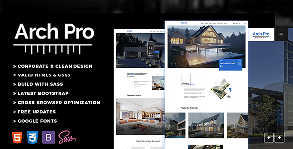 Arch Pro - Architecture HTML Template