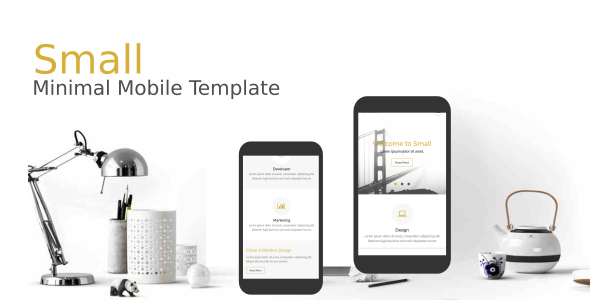 Small - Minimal Mobile Template