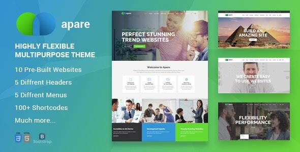Apare - Responsive Multipurpose HTML5 Template