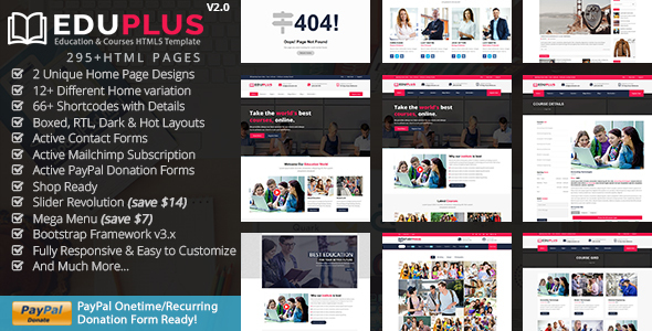 Study Plus - Education HTML Template