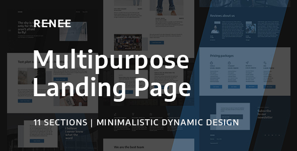 Renee – Creative Multipurpose Landing Page