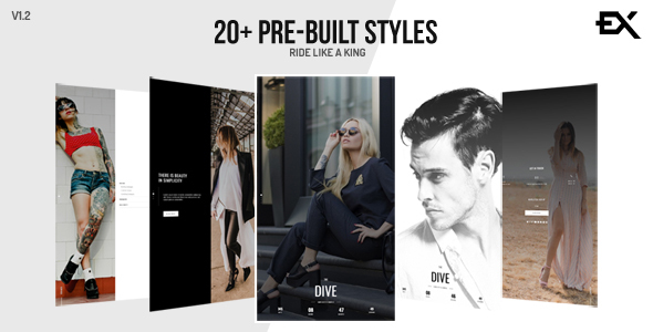 The Dive || Responsive Coming Soon Page