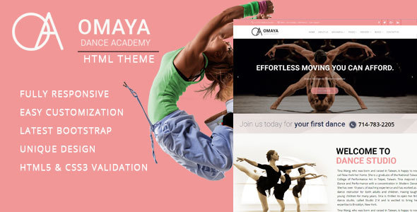 Dancing School - HTML Template