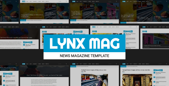LYNX - Responsive News Magazine Template