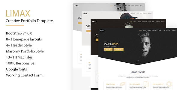 Limax Creative Portfolio Template