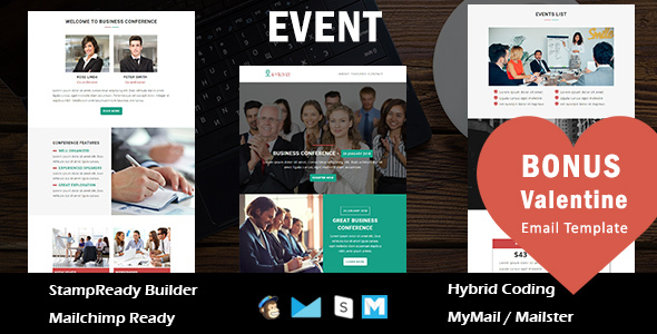 Event - Multipurpose Responsive Email Template With Online StampReady Builder Access