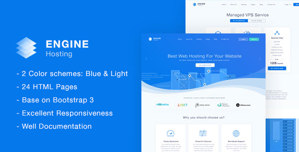 Engine Hosting - HTML Template