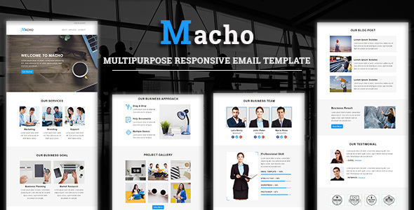 Macho - Multipurpose Responsive Email Template