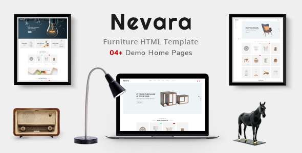 Nevara - Minimal Furniture & Interior Shop eCommerce HTML Template