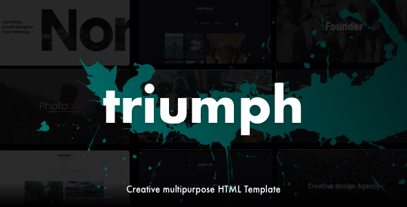 Triumph - Creative Multipurpose One Page HTML Template