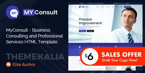 MyConsult - Business Consulting and Professional Services HTML Template