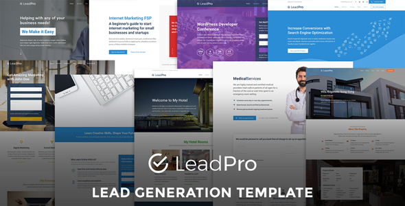LeadPro - Lead Generation Responsive Template