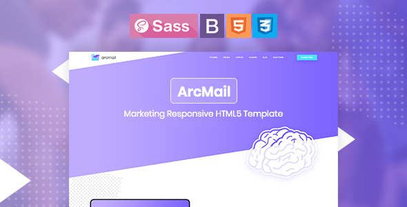 Arcmail - Marketing Responsive HTML5 Template