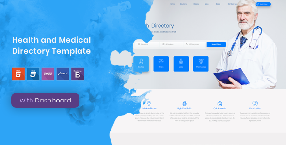 Tabib - Health and Medical Directory Template