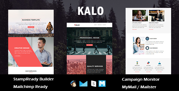 Kalo - Multipurpose Responsive Email Template With Online StampReady Builder Access