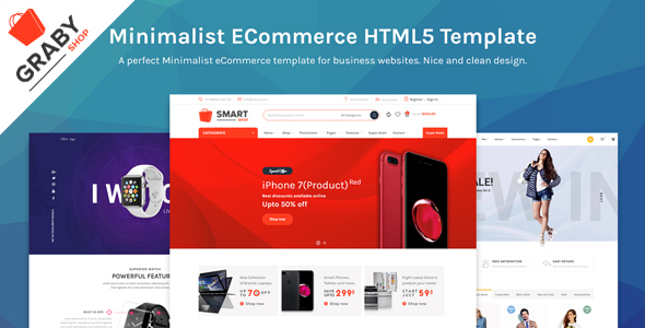 Graby Shop - Ecommerce HTML Template