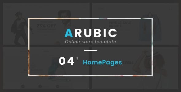 Fashion Modern Website Template using Bootstrap 5 - Arubic