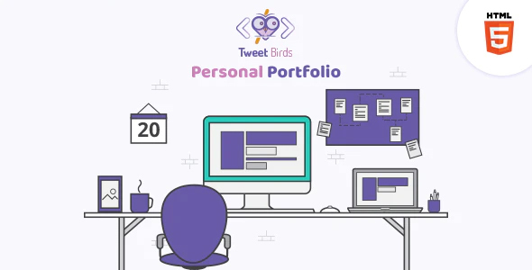 Tweetsbird - Personal Portfolio HTML Template