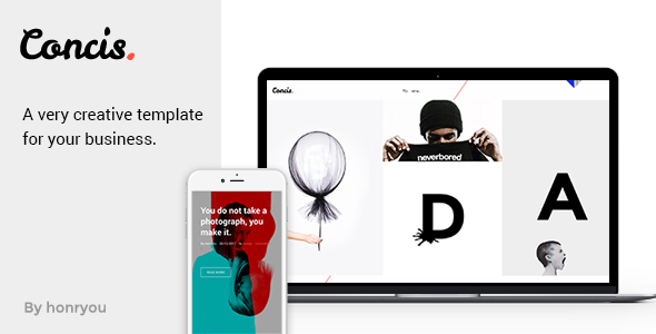 Concis - Creative Portfolio Template