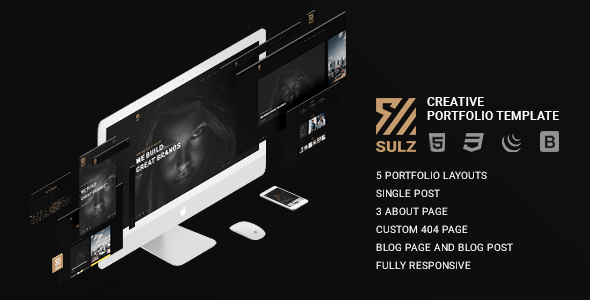Sulz - Creative Portfolio Template