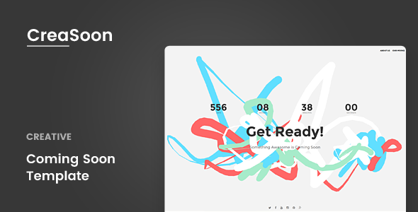 CreaSoon - Creative Coming Soon Template