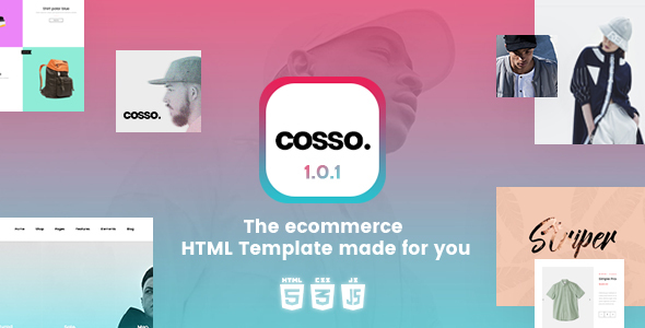 Cosso - Clean, Minimal Responsive HTML Template