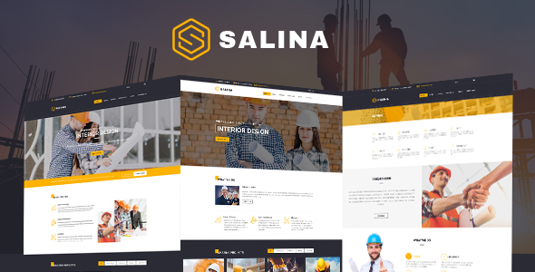 Building Construction Template using Bootstrap - Salina