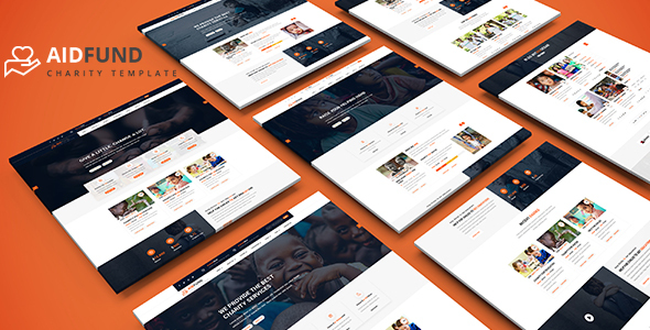 Aid Fund - Charity, Non Profit, HTML Template