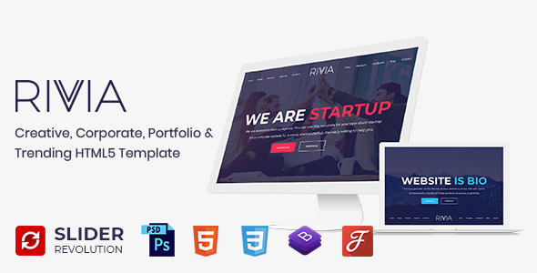 Rivvia - One Page Parallax