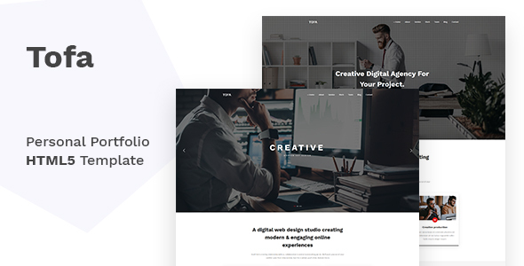Tofa - Personal Portfolio Template