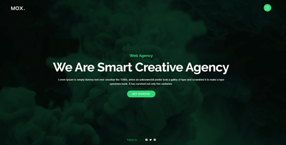 Mox - Creative One Page Parallax