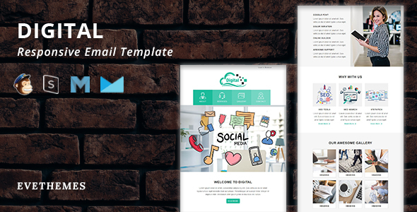 Digital - Responsive Email Template