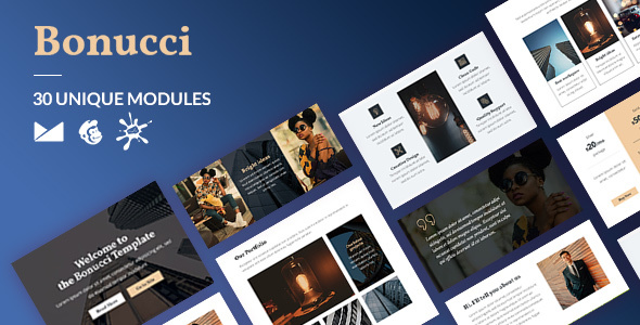 Bonucci Email-Template + Online Builder