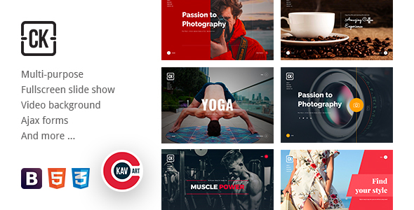 CK - Coming Soon Creative HTML Multipurpose Template