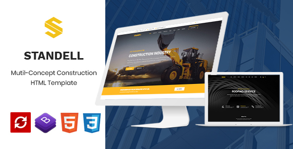 Standell | Multipurpose Construction HTML Template