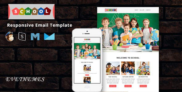School - Responsive Email Template
