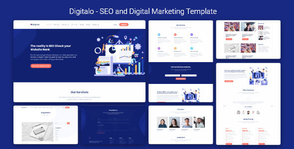 Digitalo - SEO and Digital Marketing HTML Template