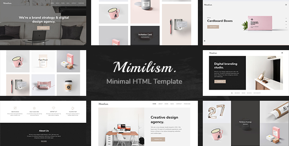 Mimilism — Clean & Minimal Portfolio HTML Template