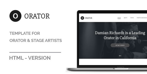 Orator - HTML Template