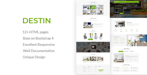 Destin | Real Estate Single Property HTML5 Template