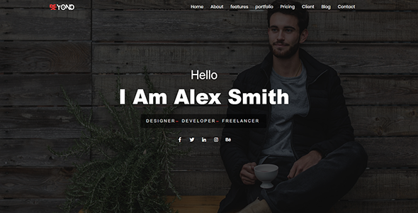 beyond - Personal Portfolio Template