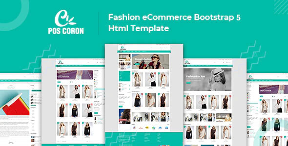 Coron - Fashion Clothing eCommerce Website Template
