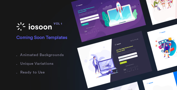 Iosoon | Stunning Coming Soon Template - Vol1