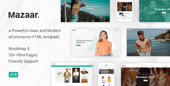 Mazaar - Responsive Ecommerce Html Template