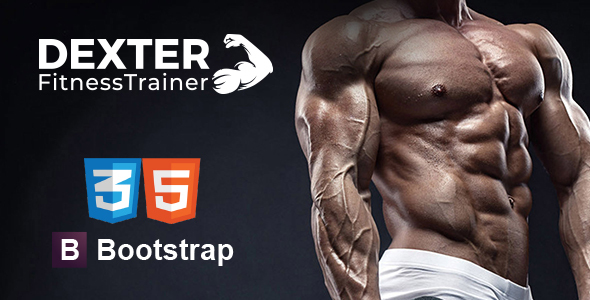 Dexter - Fitness Trainer One Page HTML5 Design