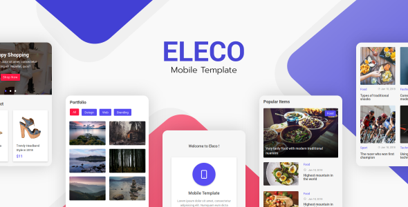 Eleco - Mobile Template